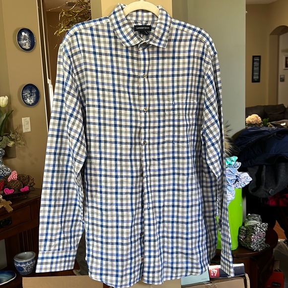 Lands' End Shirts Mens Lands End Linen Shirt Poshmark
